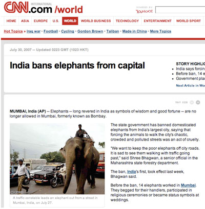 And all this time I thought Delhi was the capital. Geez.